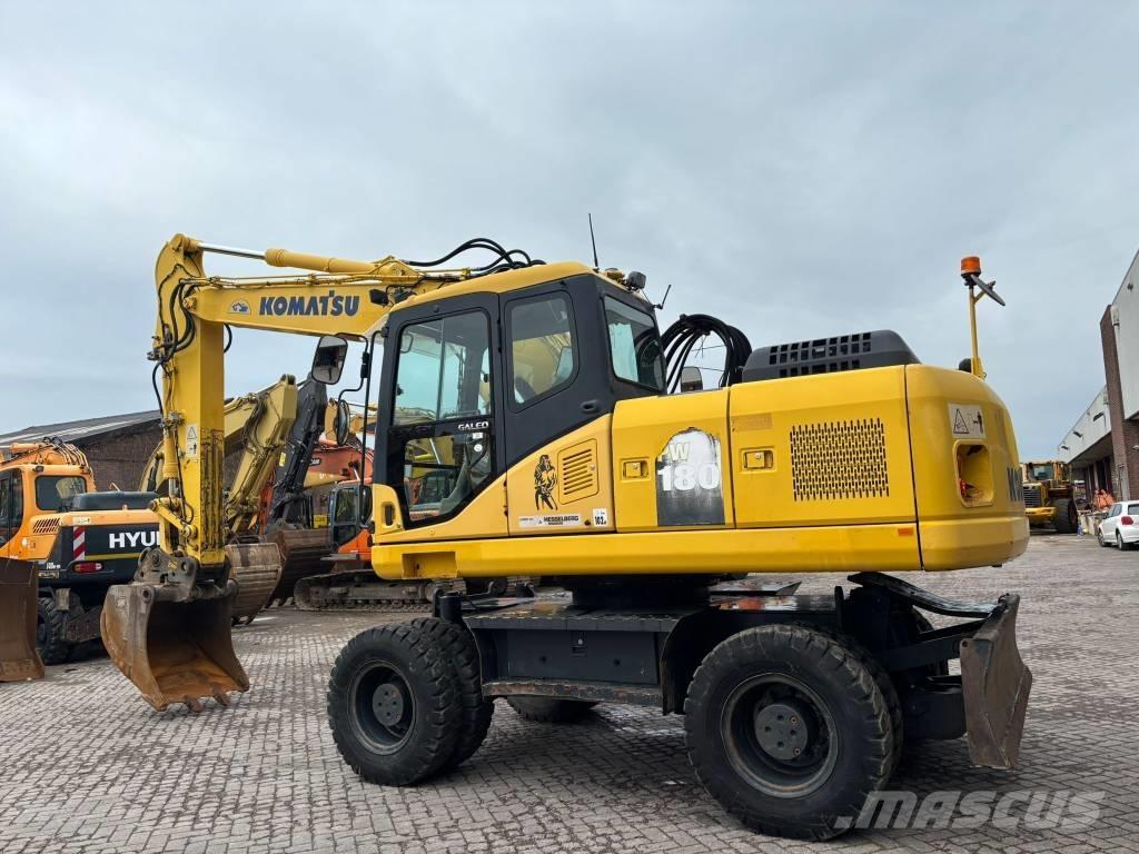 Komatsu PW 180-7 Ekskavatori uz riteņiem