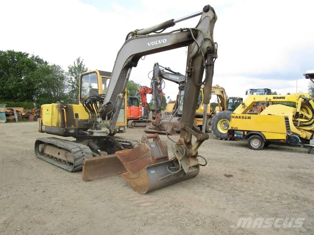 Volvo EC 70  ECR 88 Vidēja lieluma ekskavatori 7 t - 12 t