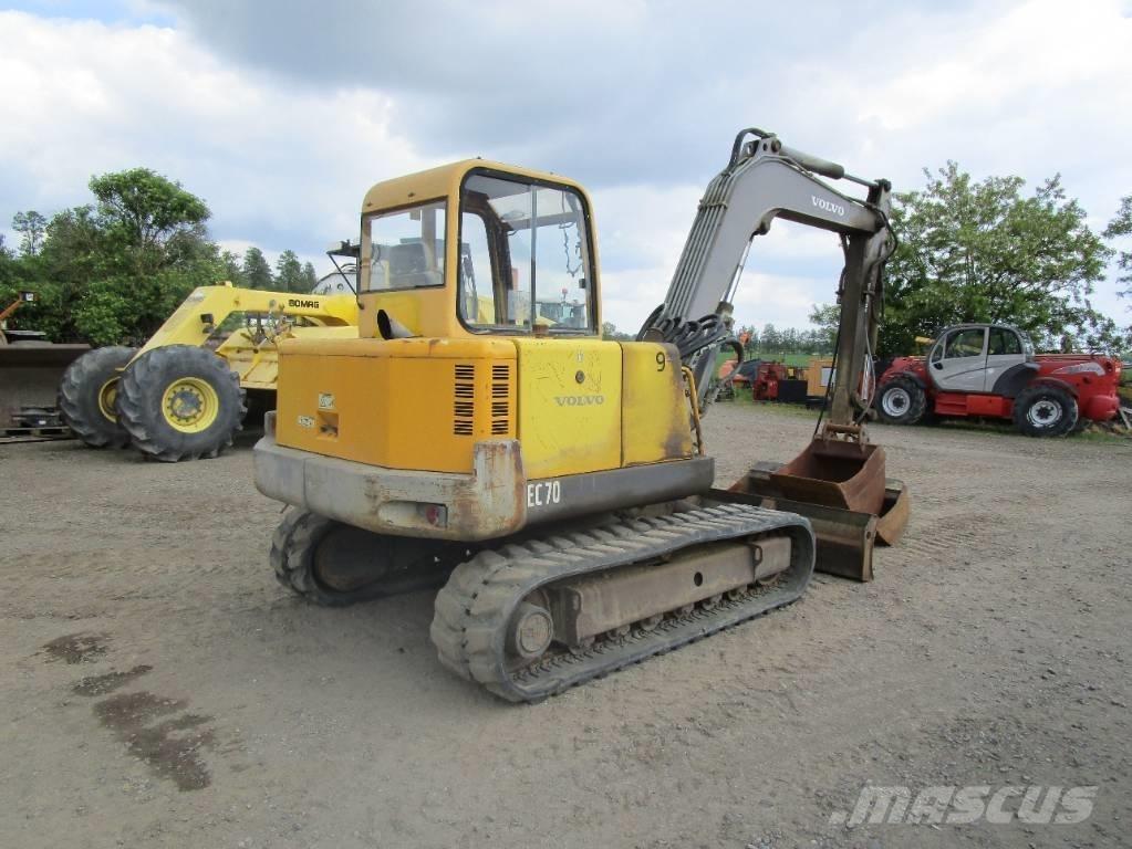 Volvo EC 70  ECR 88 Vidēja lieluma ekskavatori 7 t - 12 t