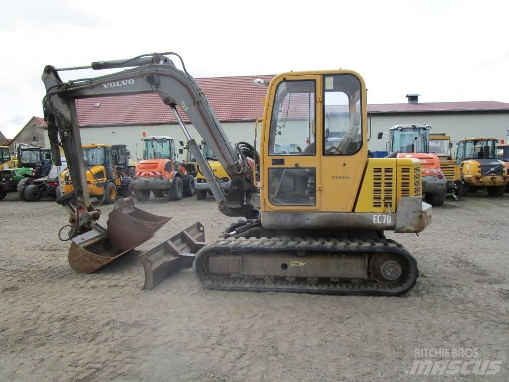 Volvo EC 70  ECR 88 Vidēja lieluma ekskavatori 7 t - 12 t