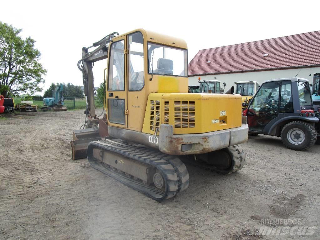 Volvo EC 70  ECR 88 Vidēja lieluma ekskavatori 7 t - 12 t