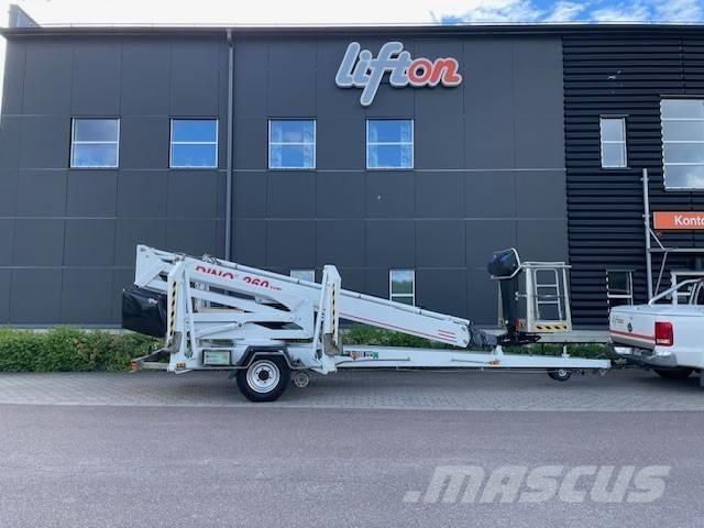 Dino 260 XTD Skylift Pacēlājplatformas - piekabes