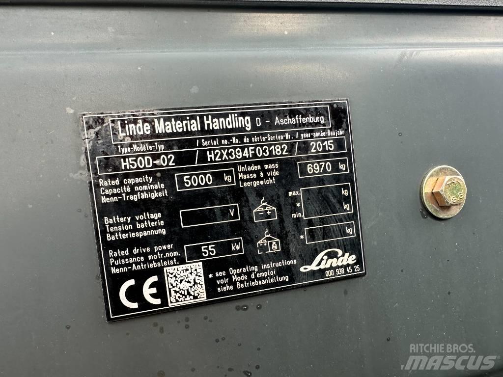 Linde H 50 D Tehnika ar dīzeļa dzinēju