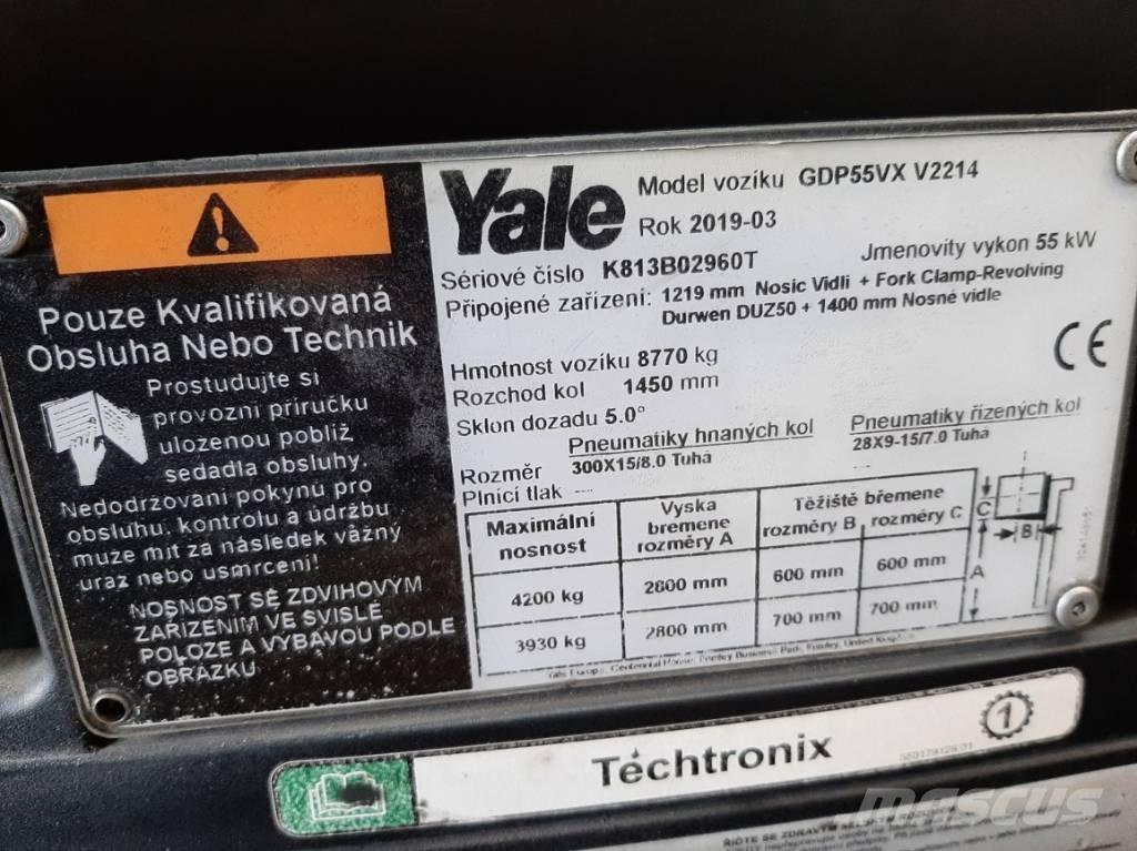 Yale GDP 55 VX Tehnika ar dīzeļa dzinēju