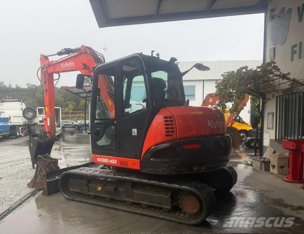 Kubota KX 080 Vidēja lieluma ekskavatori 7 t - 12 t