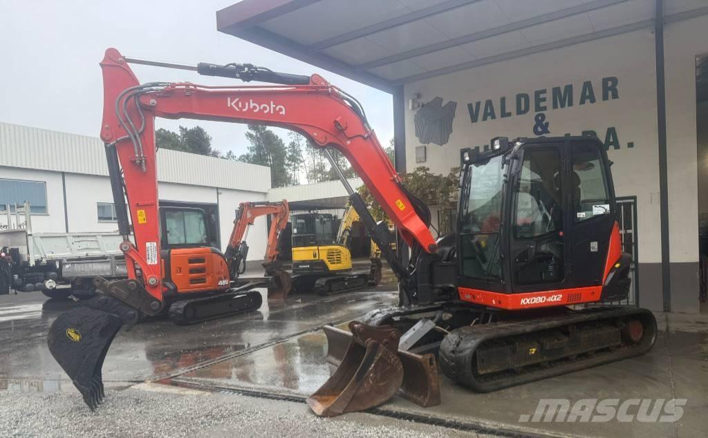 Kubota KX 080 Vidēja lieluma ekskavatori 7 t - 12 t