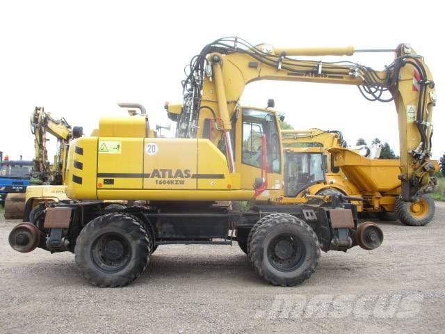 Atlas 1604 ZW Ekskavatori uz riteņiem