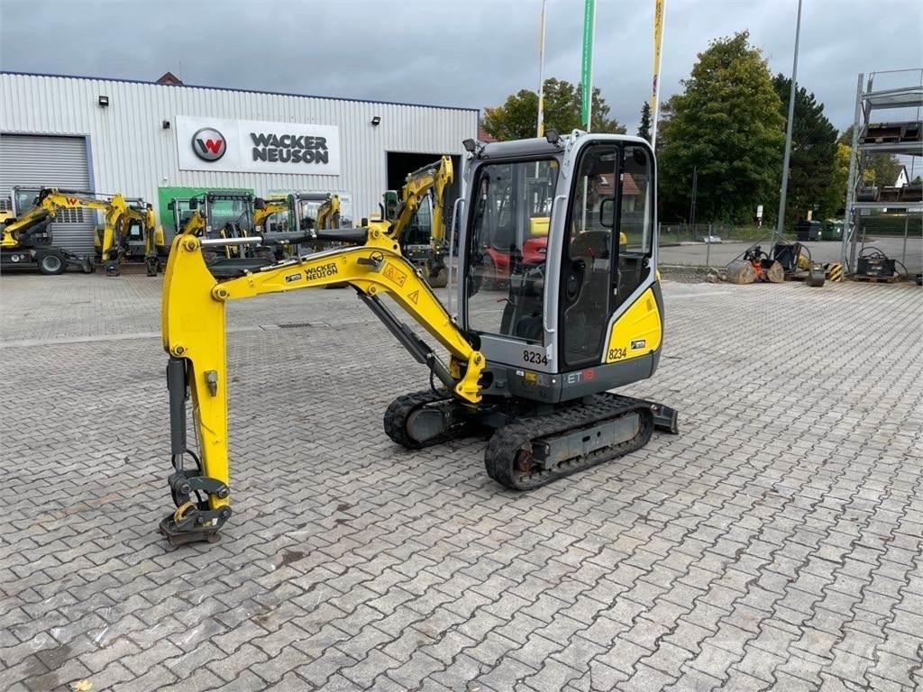 Wacker Neuson ET18 Kāpurķēžu ekskavatori