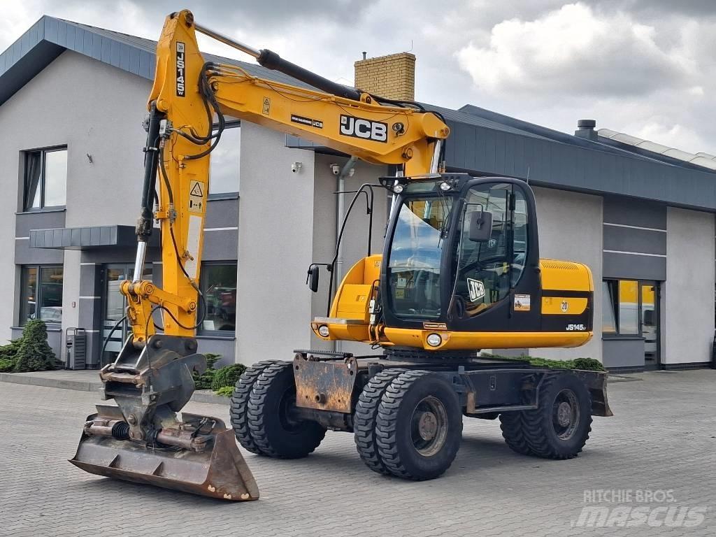 JCB JS 145 W Ekskavatori uz riteņiem