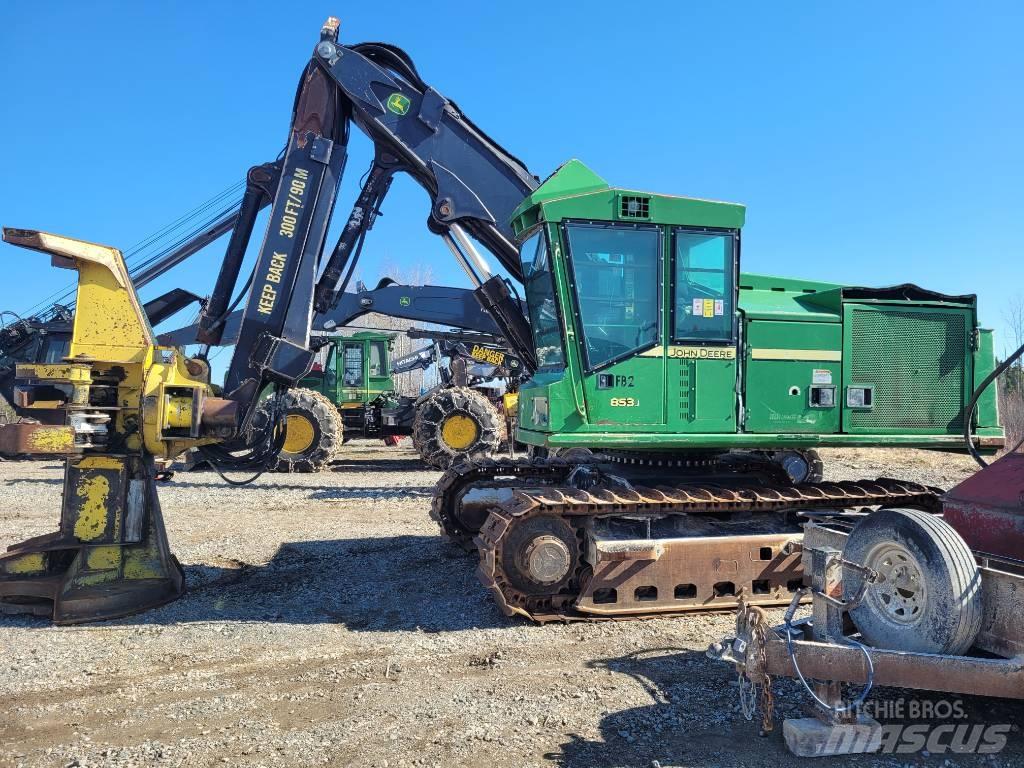 John Deere 853 Zaru savācēji