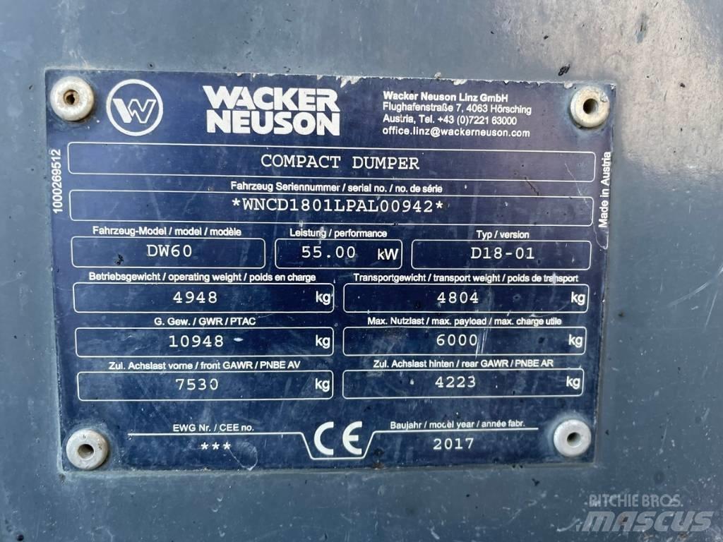 Wacker Neuson DW60 Mini pašizgāzēji