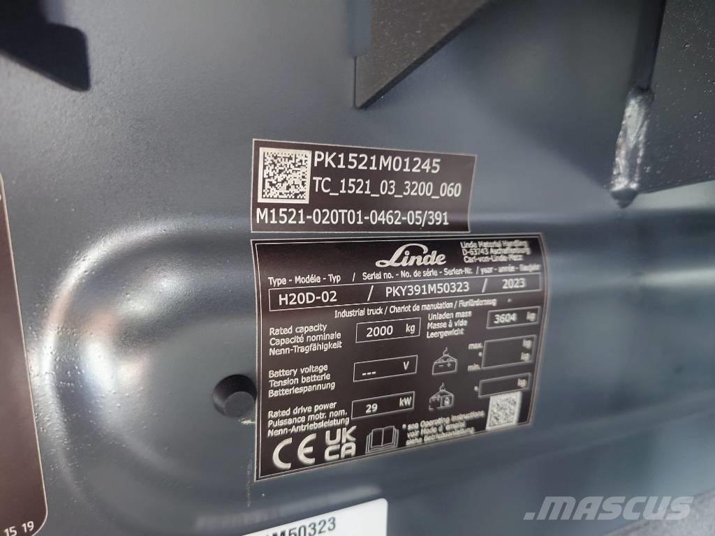 Linde H 20 D Tehnika ar dīzeļa dzinēju