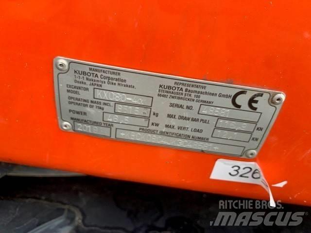 Kubota KX 080-4 Vidēja lieluma ekskavatori 7 t - 12 t