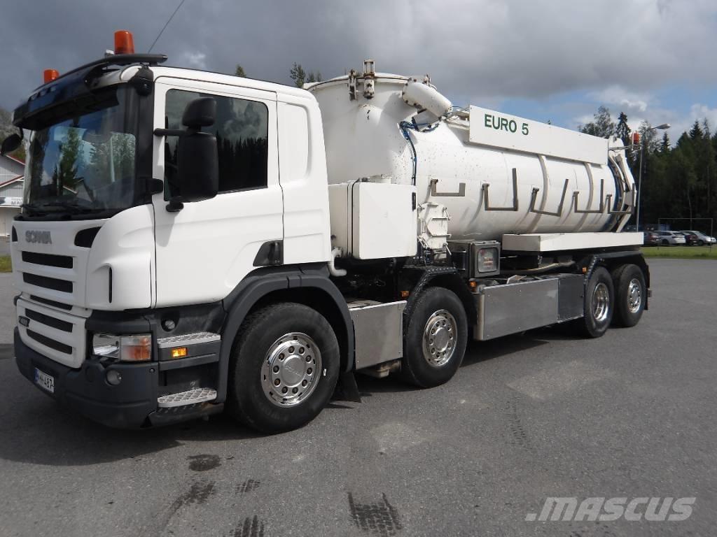 Scania P 400 LB Kombinētās vakumsūkņa mašīnas