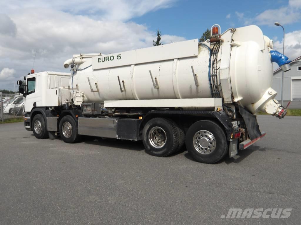 Scania P 400 LB Kombinētās vakumsūkņa mašīnas