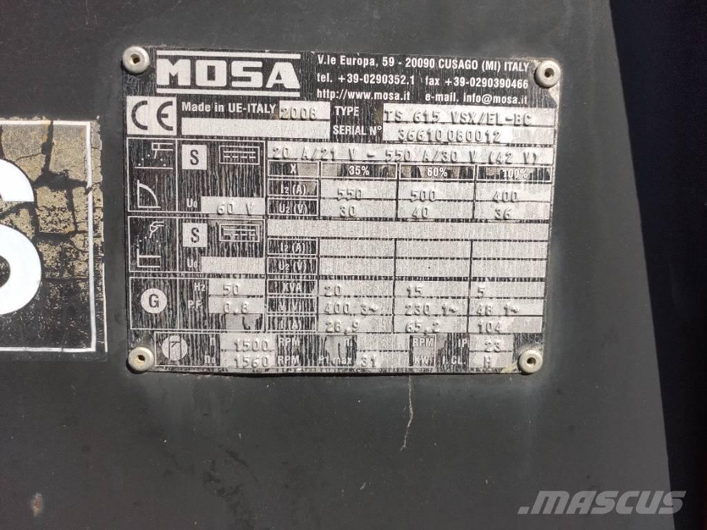 Mosa TS615 - VSX/EL-BC Metināšanas iekārtas