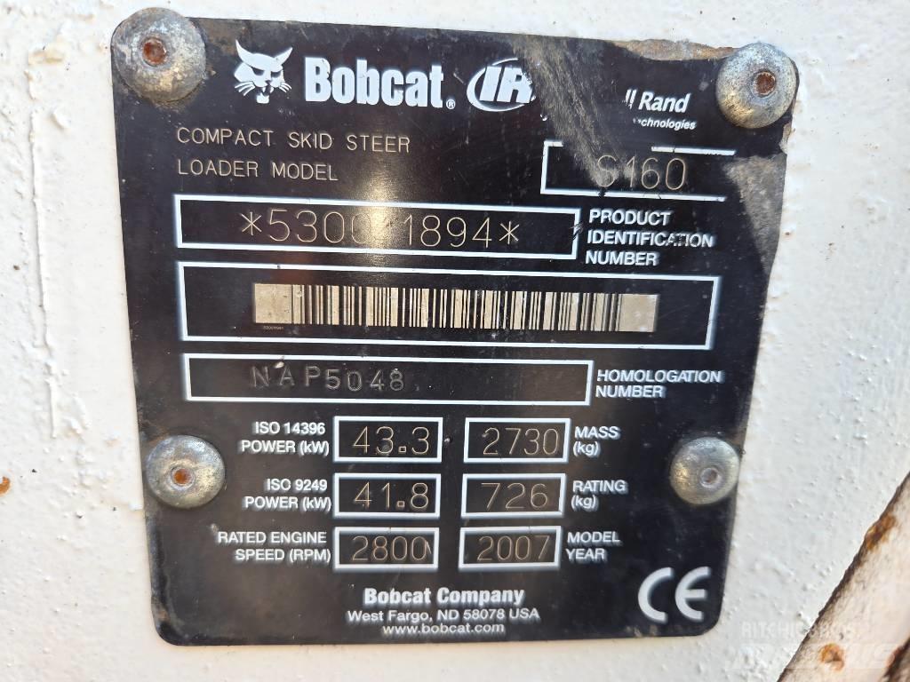 Bobcat S 160 Lietoti riteņu kompaktiekrāvēji