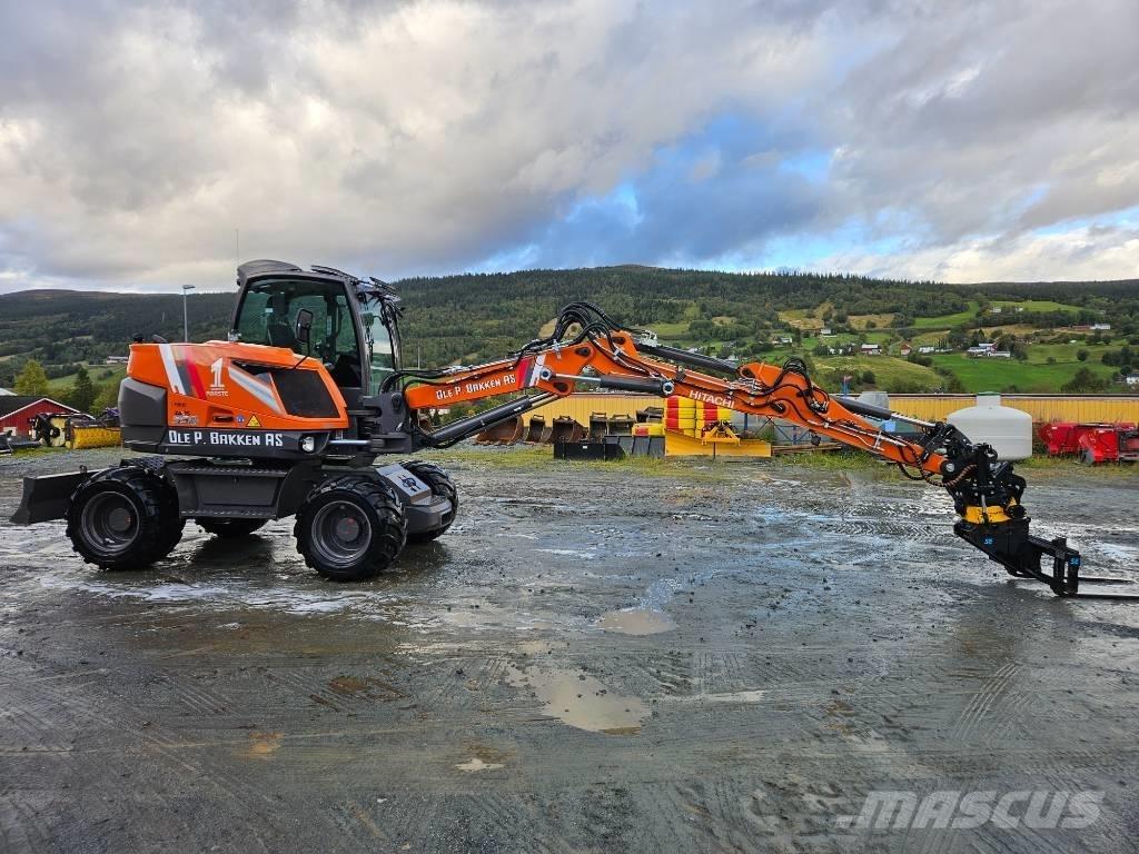 Hitachi ZX 95 W-7 Ekskavatori uz riteņiem