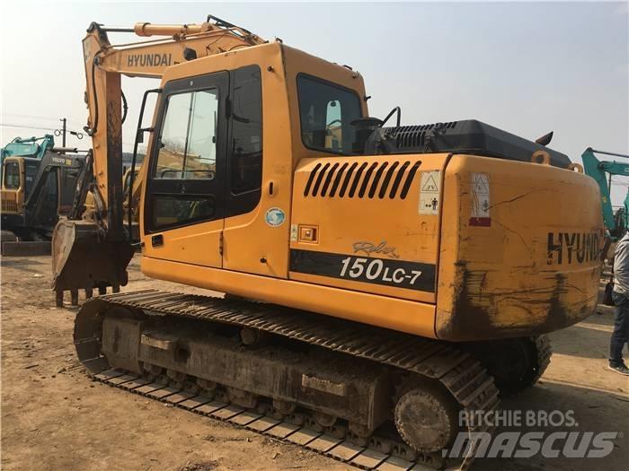 Hyundai R150LC-7 Kāpurķēžu ekskavatori