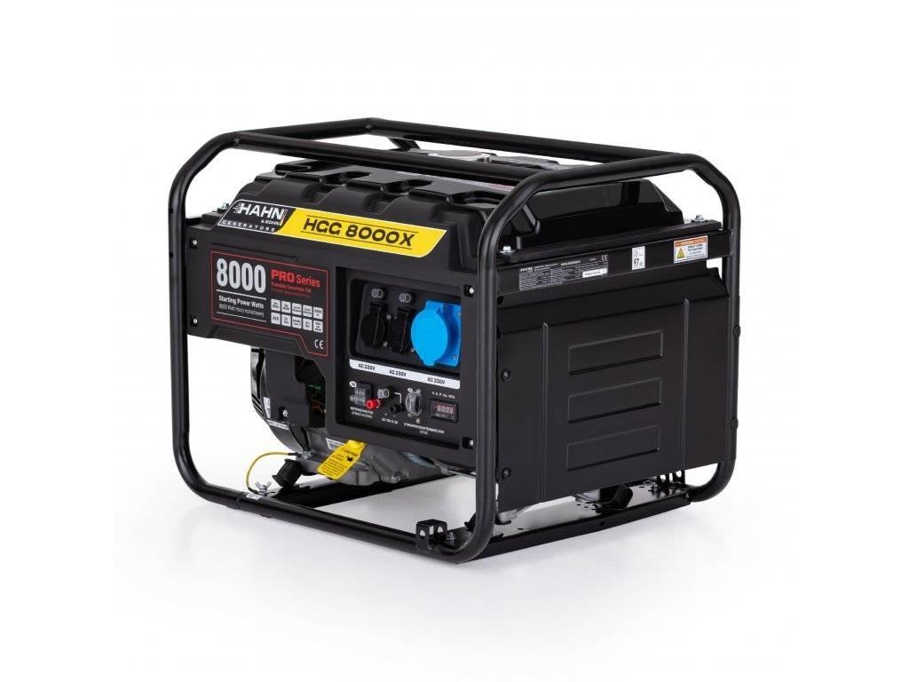 Hahn & Sohn HGG 8000 X Benzīna ģeneratori