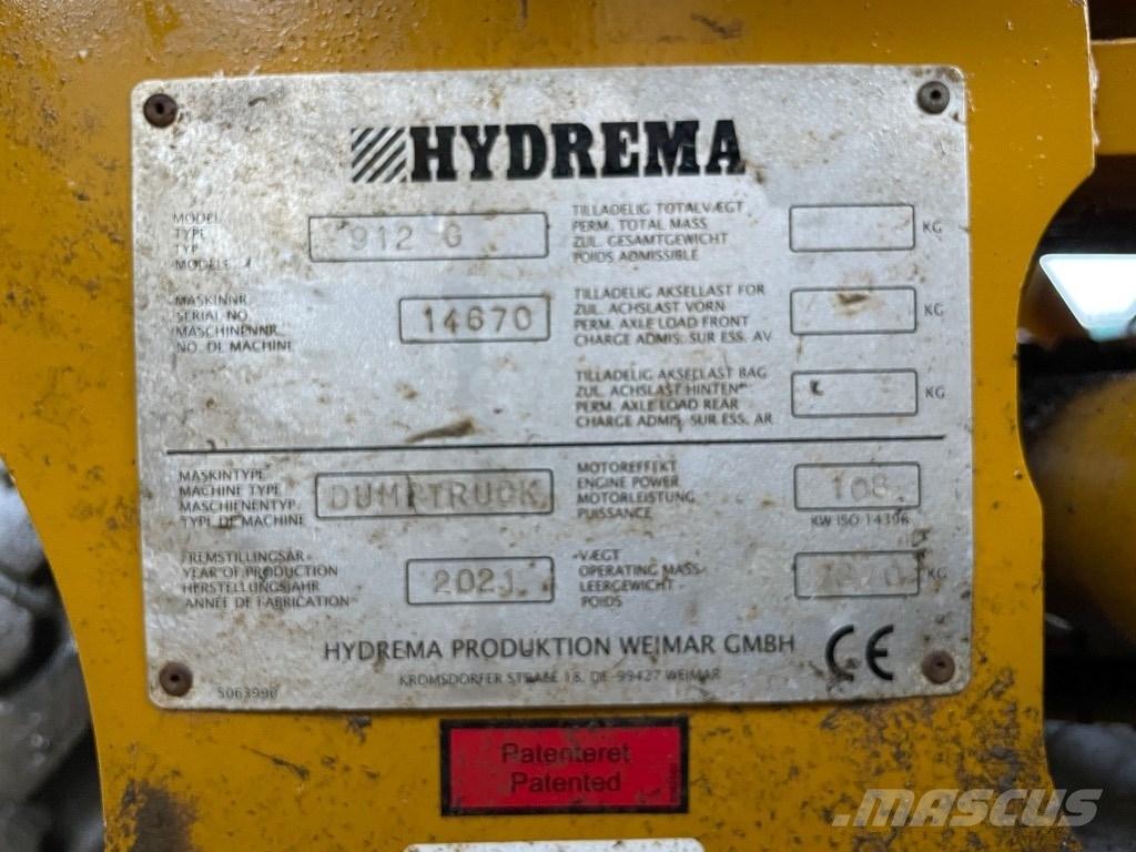 Hydrema 912 G Artikulētie pašizgāzēji