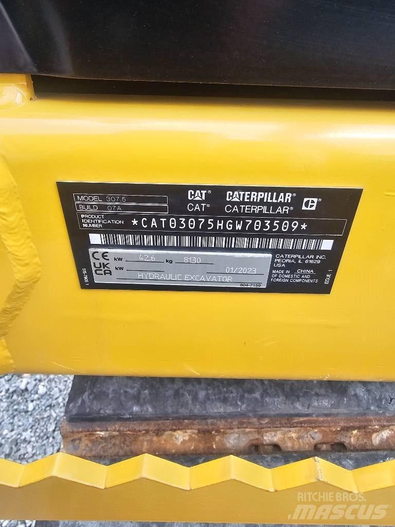 CAT 307.5 Vidēja lieluma ekskavatori 7 t - 12 t