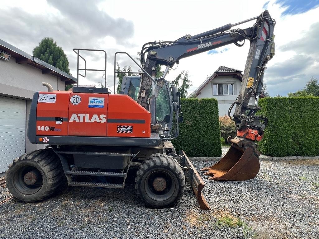 Atlas 140 W Ekskavatori uz riteņiem