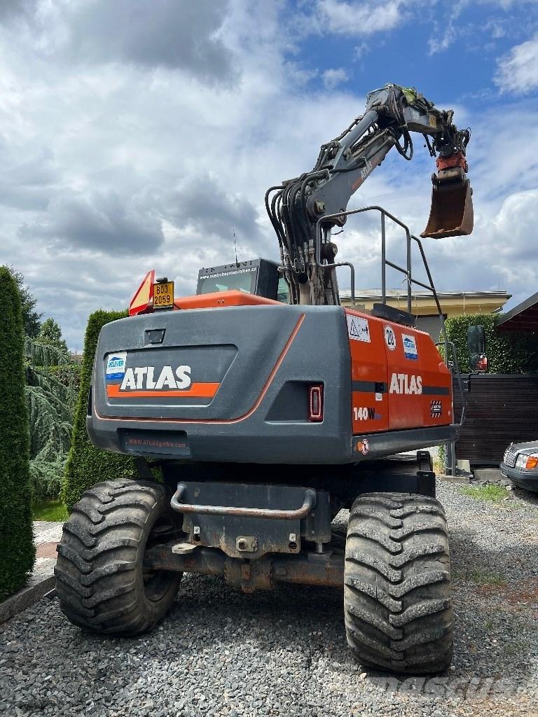 Atlas 140 W Ekskavatori uz riteņiem
