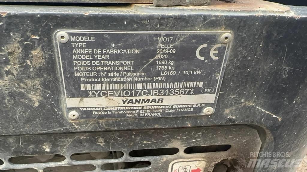 Yanmar Vio 17 Mini ekskavatori < 7 t