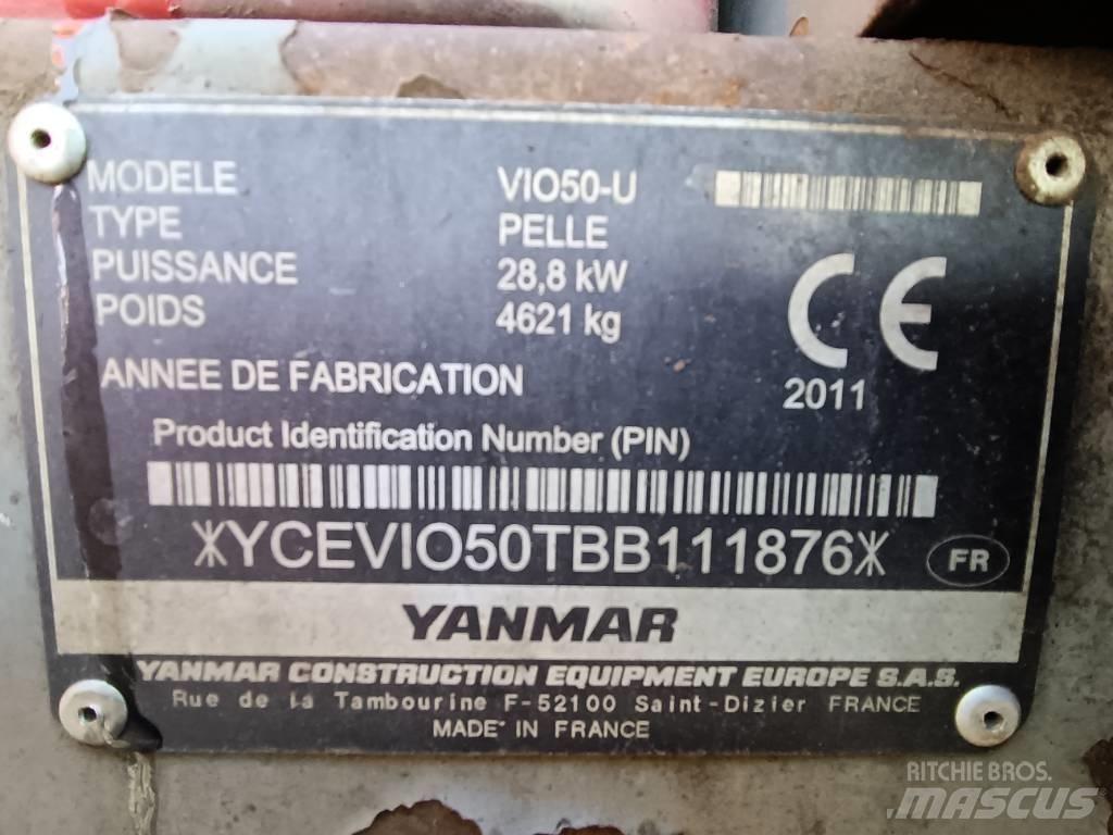 Yanmar Vio 50 Mini ekskavatori < 7 t