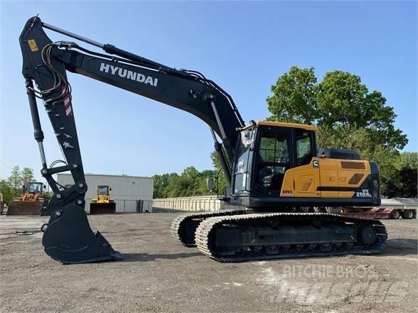 Hyundai Hx210AL Kāpurķēžu ekskavatori