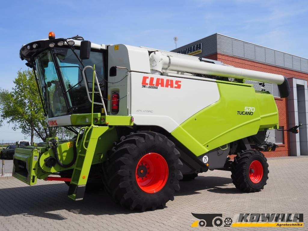 CLAAS Tucano 570 Ražas novākšanas kombaini