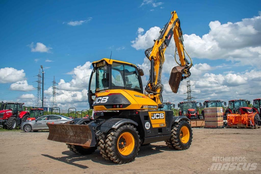 JCB Hydradig 110 W Ekskavatori uz riteņiem