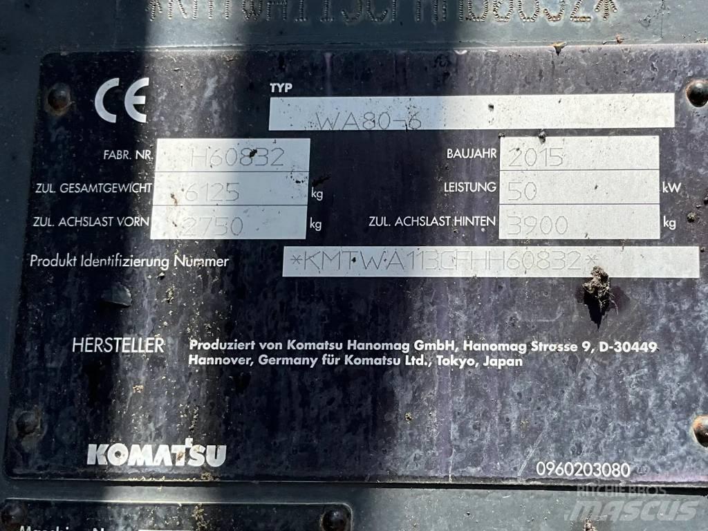 Komatsu WA 80-6 Iekrāvēji uz riteņiem