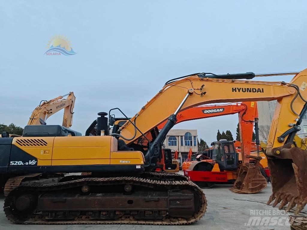 Hyundai R520L-9VS Kāpurķēžu ekskavatori