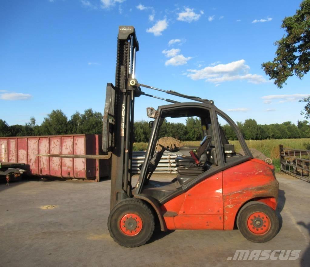 Linde H 50 D Tehnika ar dīzeļa dzinēju
