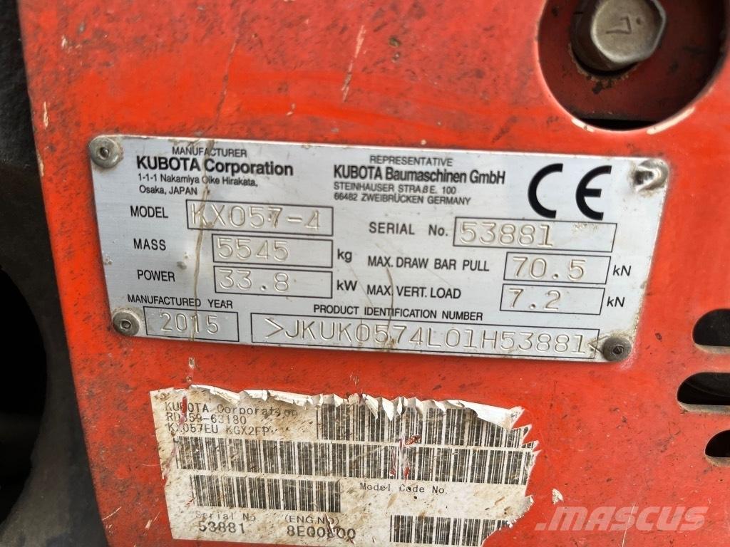 Kubota KX 057-4 Mini ekskavatori < 7 t