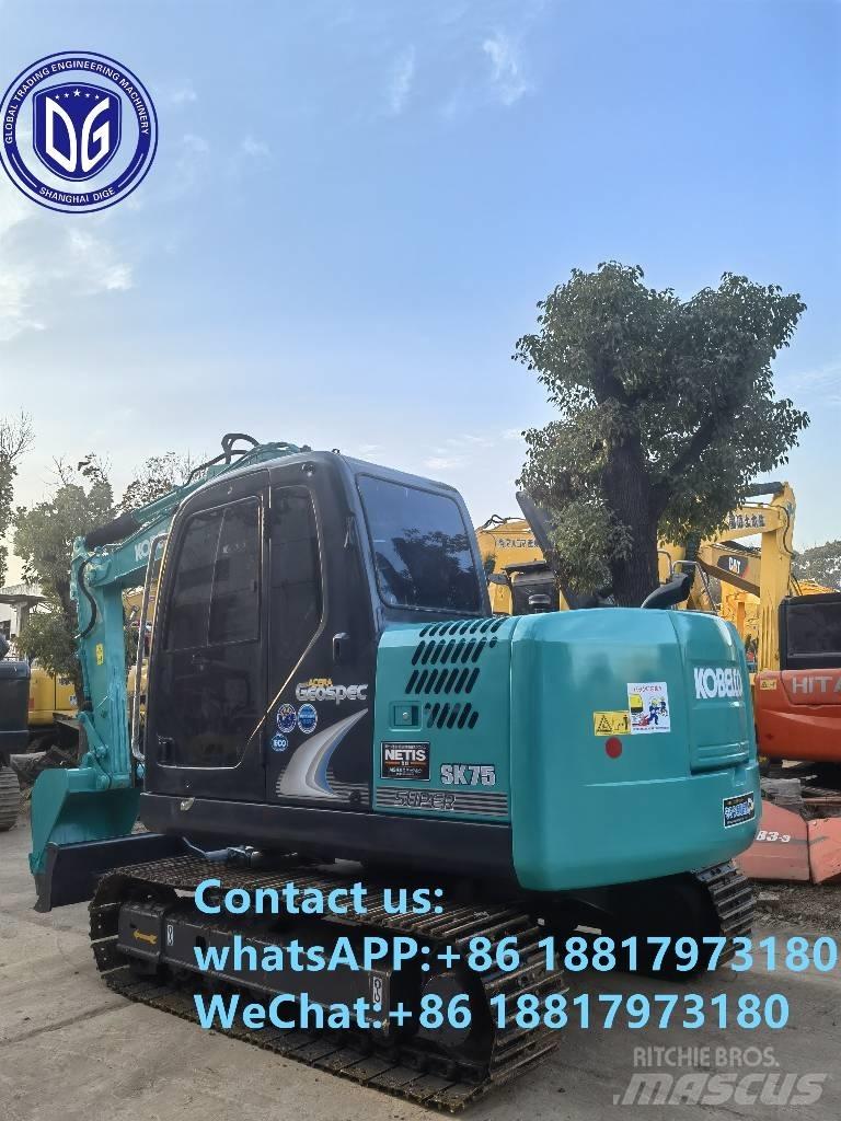 Kobelco SK75-8 Kāpurķēžu ekskavatori