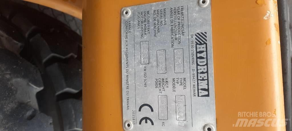 Hydrema M1600C2 Ekskavatori uz riteņiem