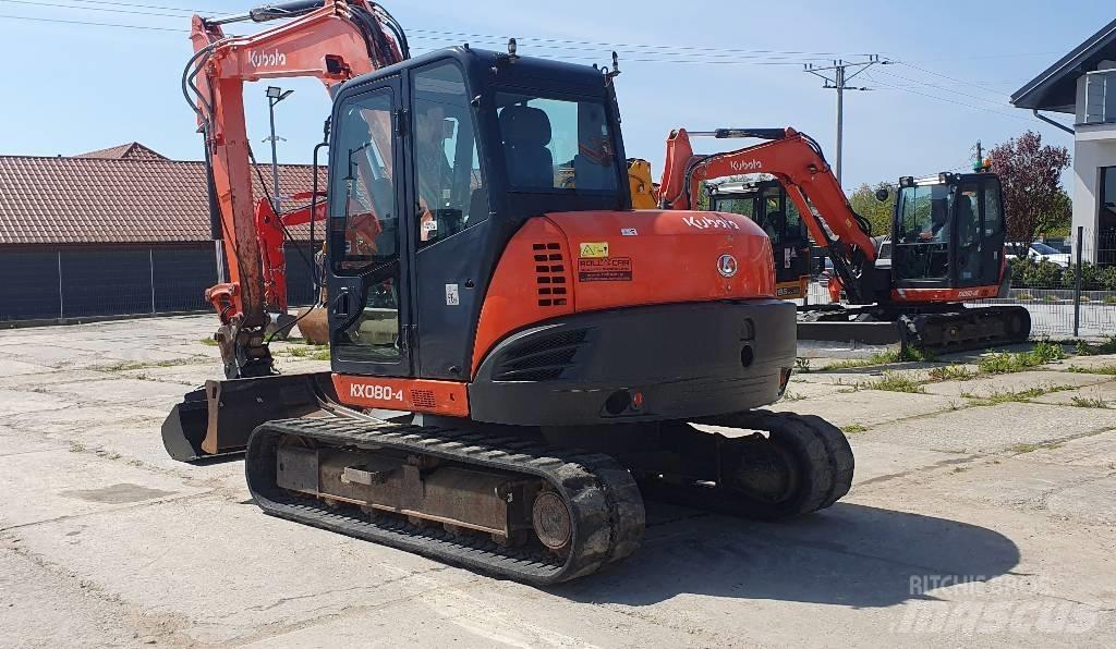 Kubota KX 080-4 Vidēja lieluma ekskavatori 7 t - 12 t