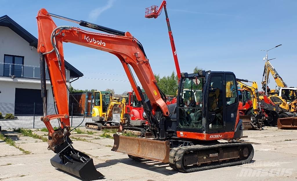 Kubota KX 080-4 Vidēja lieluma ekskavatori 7 t - 12 t