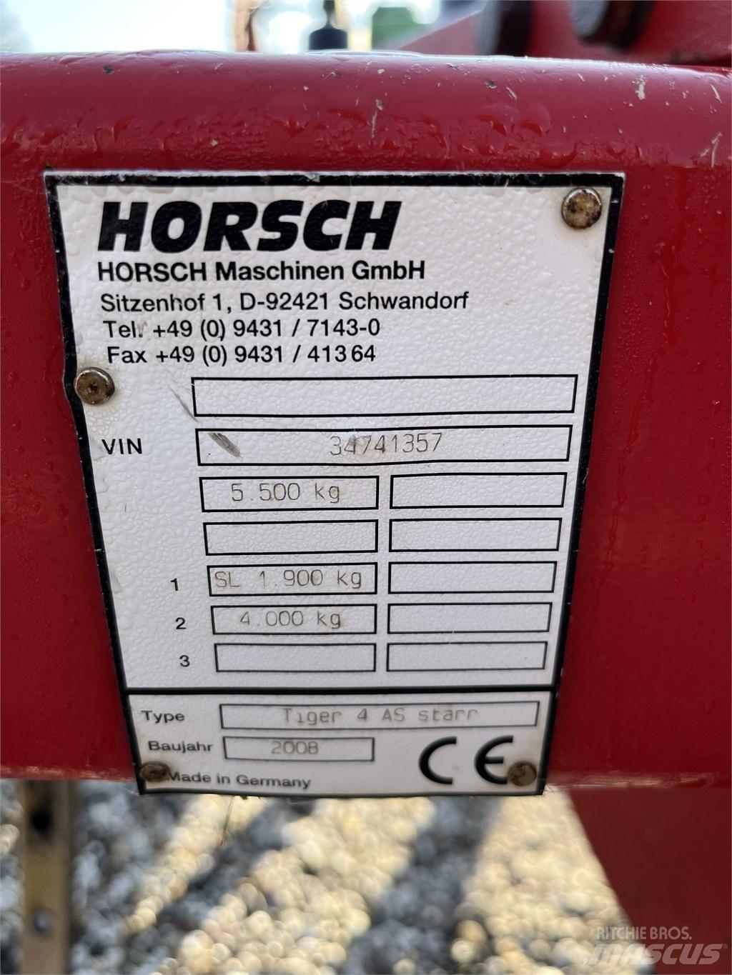 Horsch Tiger 4 AS Ecēšas