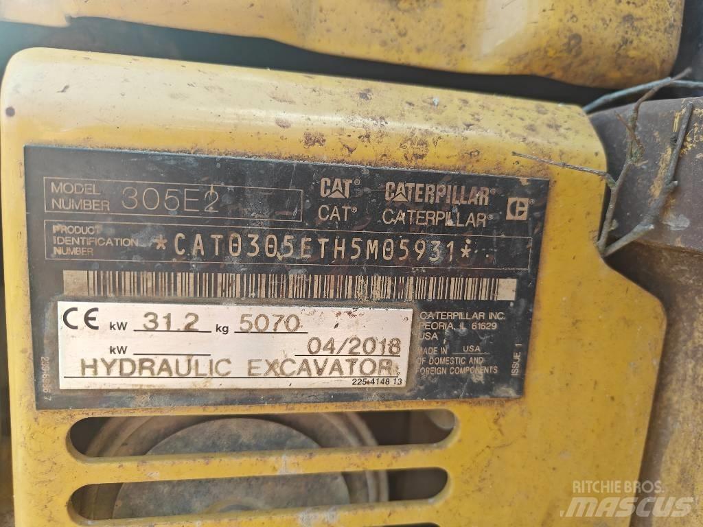 CAT 305E2 Mini ekskavatori < 7 t