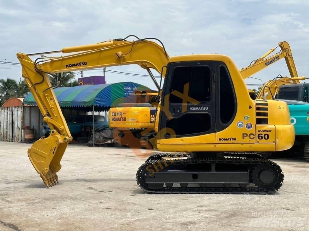 Komatsu PC 60 Kāpurķēžu ekskavatori