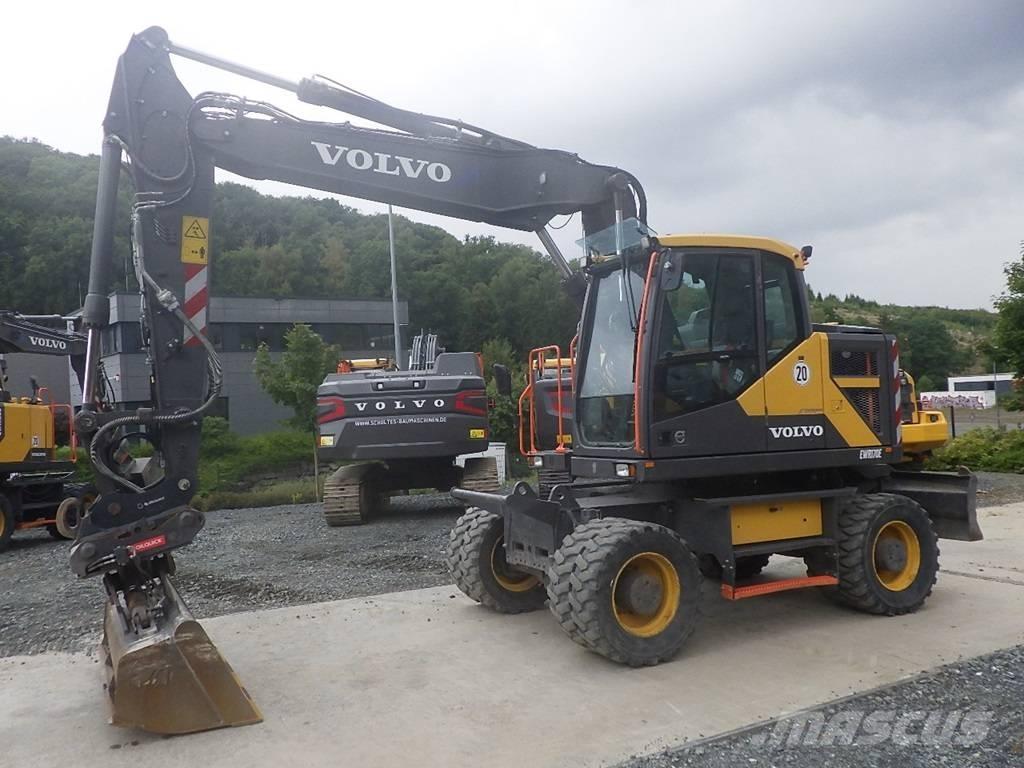 Volvo EWR 170 E Ekskavatori uz riteņiem