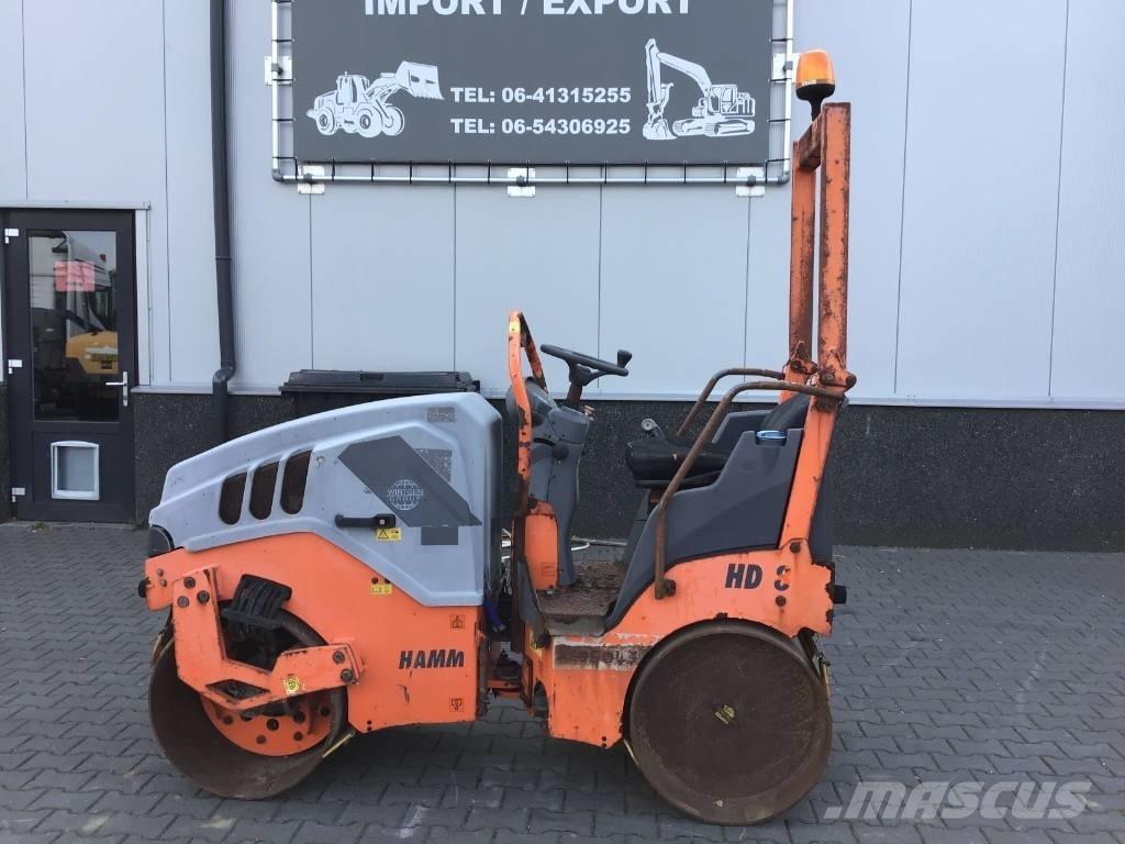 Hamm HD 8 VV Divvalču grunts veltņi