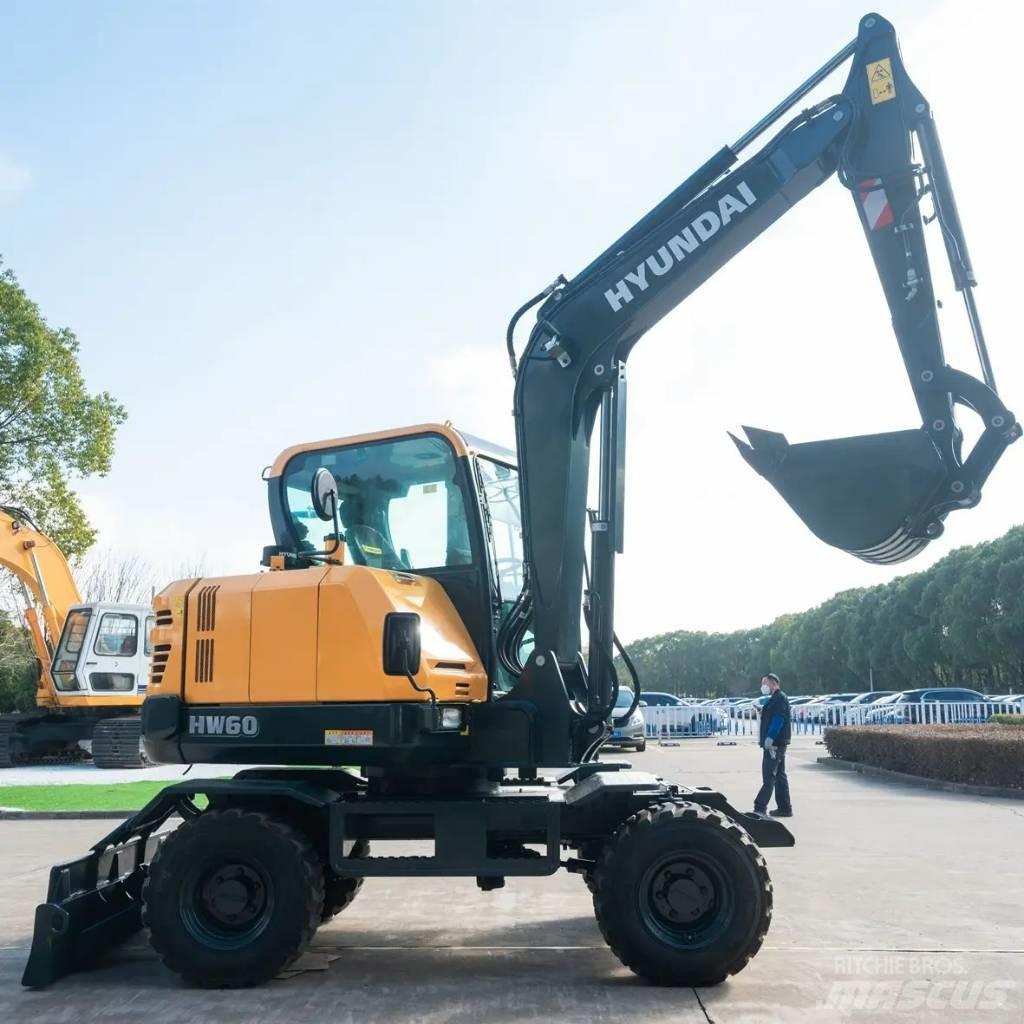 Hyundai HW 60 Ekskavatori uz riteņiem