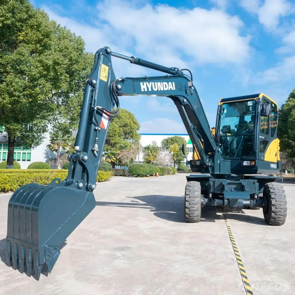 Hyundai HW 60 Ekskavatori uz riteņiem