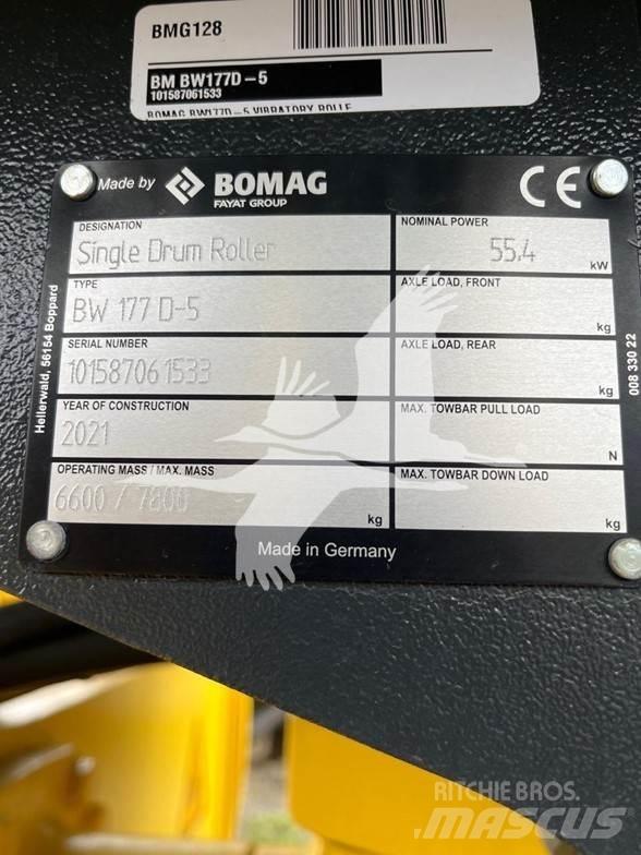 Bomag BW177D-5 Vienvalča grunts veltņi