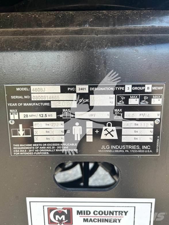 JLG 460SJ Teleskopiskie pacēlāji